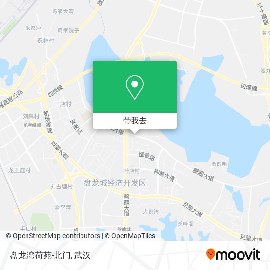 盘龙湾荷苑-北门地图