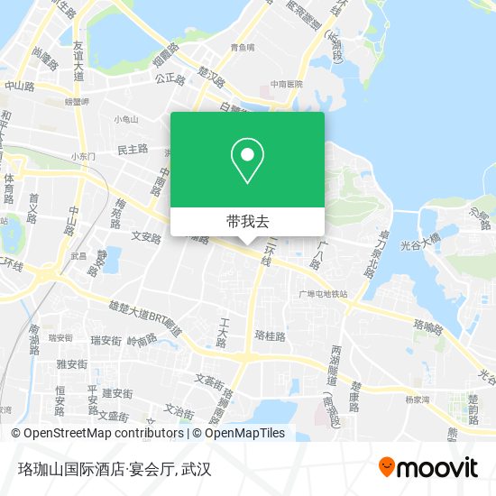 珞珈山国际酒店·宴会厅地图