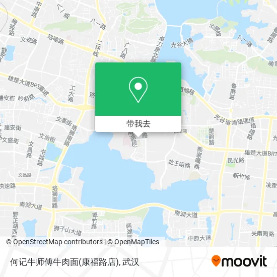 何记牛师傅牛肉面(康福路店)地图