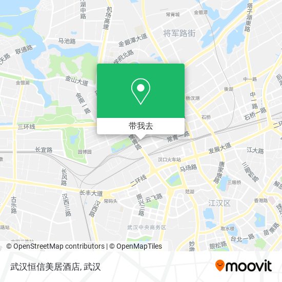 武汉恒信美居酒店地图