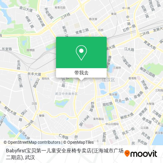 Babyfirst宝贝第一儿童安全座椅专卖店(泛海城市广场二期店)地图