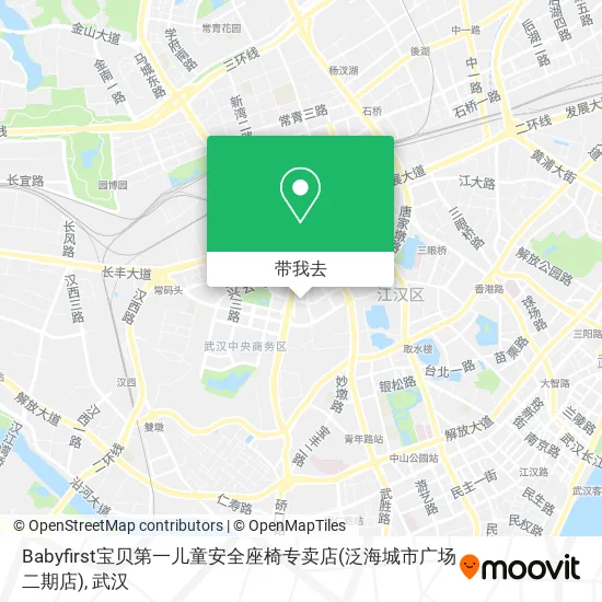 Babyfirst宝贝第一儿童安全座椅专卖店(泛海城市广场二期店)地图