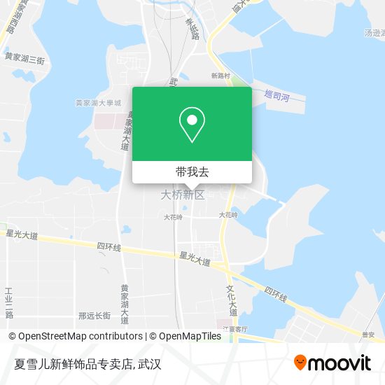 如何坐公交去江夏区的夏雪儿新鲜饰品专卖店 Moovit
