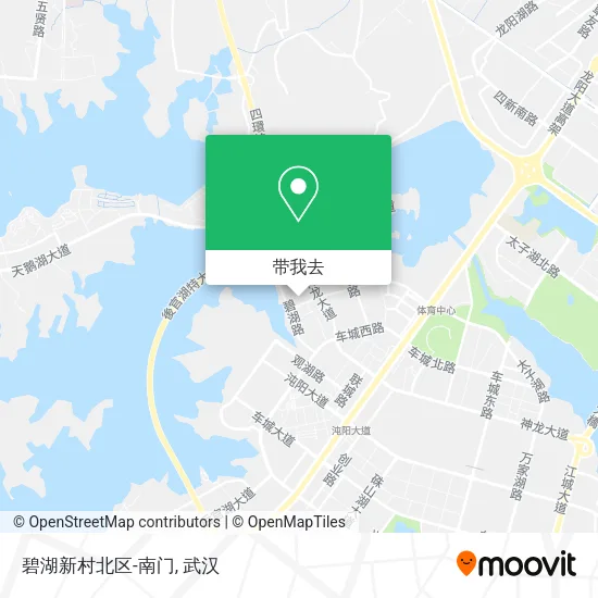 碧湖新村北区-南门地图