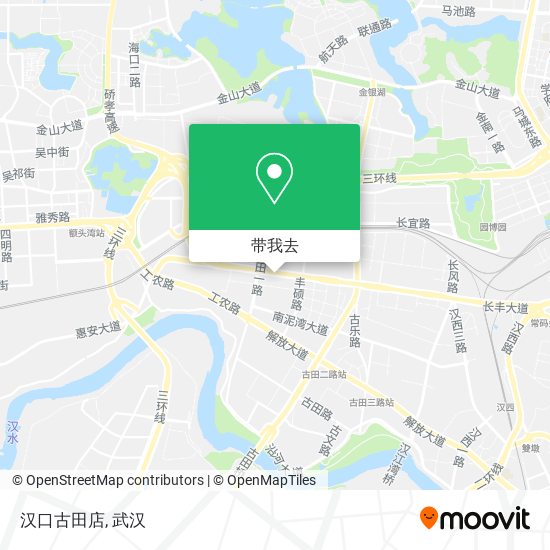 汉口古田店地图
