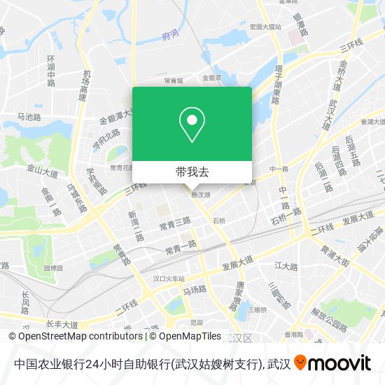 中国农业银行24小时自助银行(武汉姑嫂树支行)地图