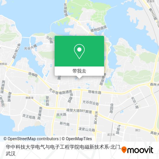 华中科技大学电气与电子工程学院电磁新技术系-北门地图