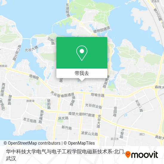 华中科技大学电气与电子工程学院电磁新技术系-北门地图