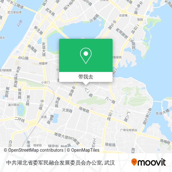 中共湖北省委军民融合发展委员会办公室地图