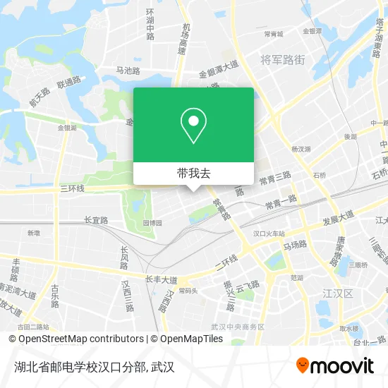 湖北省邮电学校汉口分部地图