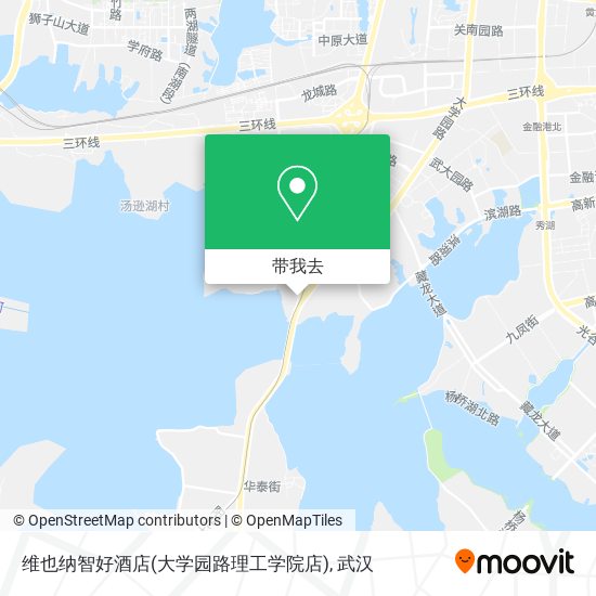 维也纳智好酒店(大学园路理工学院店)地图