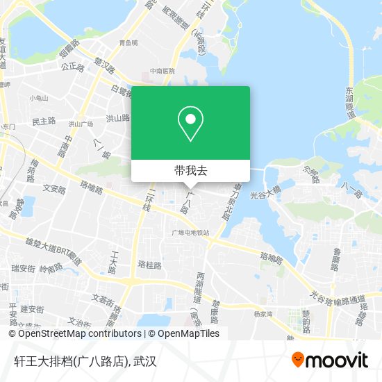 轩王大排档(广八路店)地图