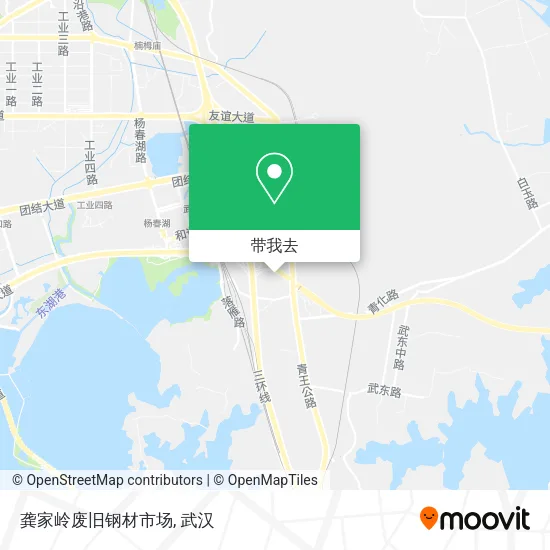 龚家岭废旧钢材市场地图