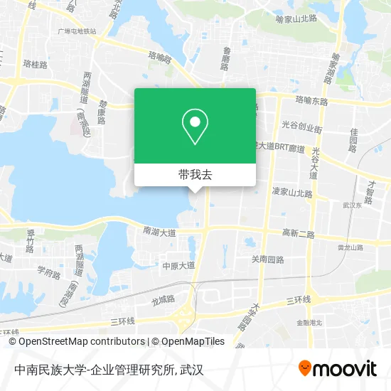 中南民族大学-企业管理研究所地图
