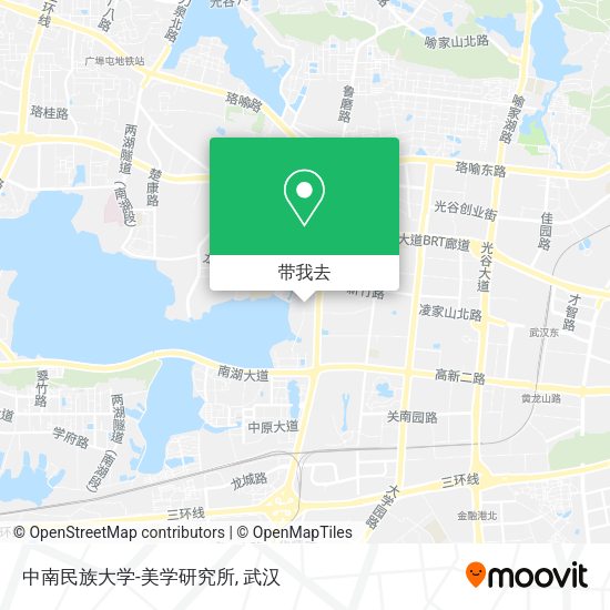 中南民族大学-美学研究所地图