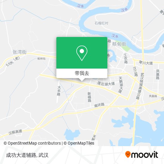成功大道辅路地图