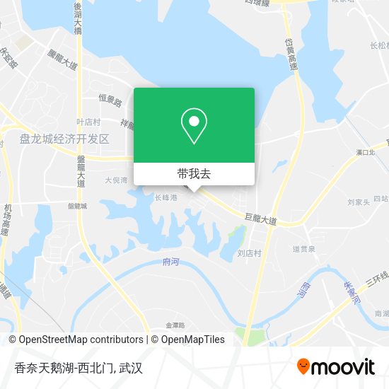 香奈天鹅湖-西北门地图
