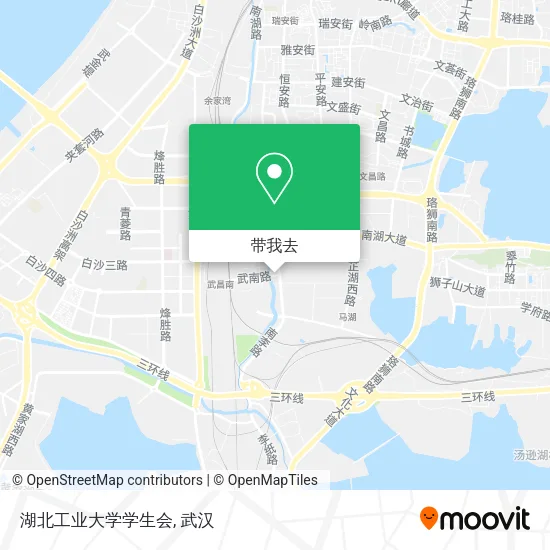 湖北工业大学学生会地图