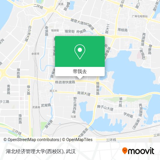 湖北经济管理大学(西校区)地图