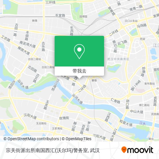 宗关街派出所南国西汇(沃尔玛)警务室地图