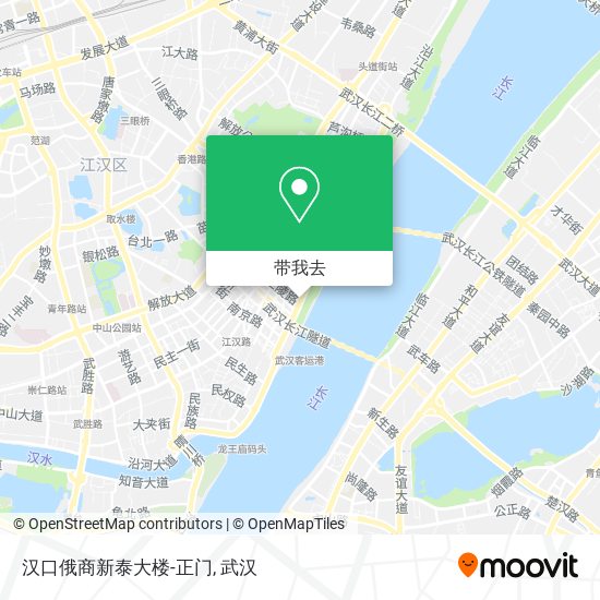 汉口俄商新泰大楼-正门地图