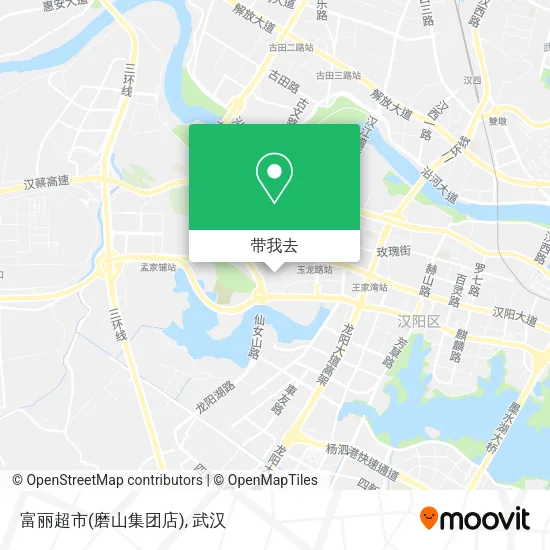 富丽超市(磨山集团店)地图