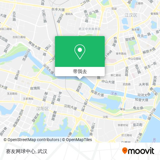 赛友网球中心地图