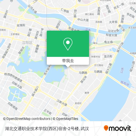 湖北交通职业技术学院(西区)宿舍-2号楼地图