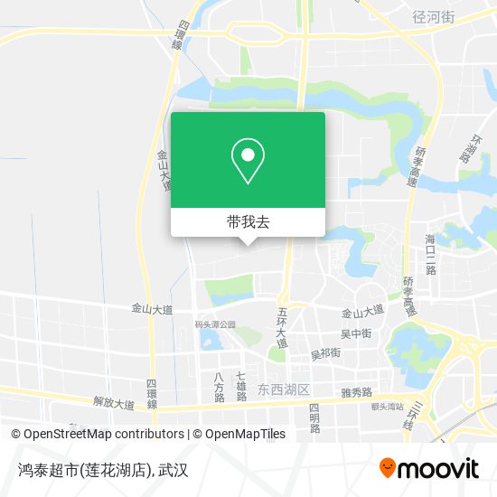 鸿泰超市(莲花湖店)地图