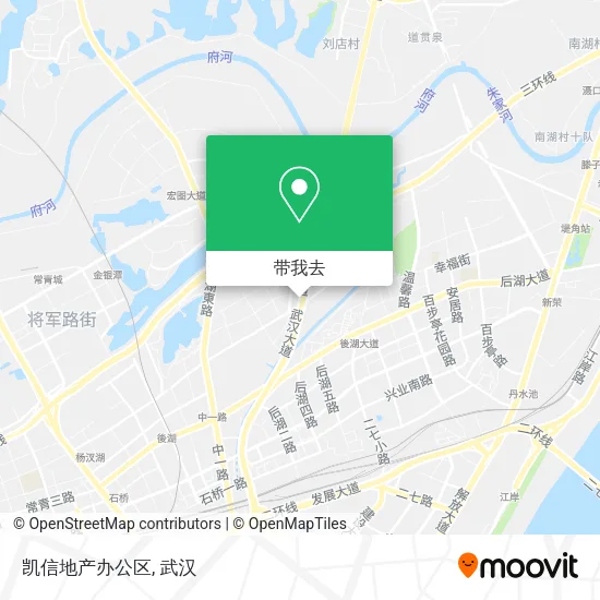 凯信地产办公区地图