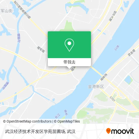 武汉经济技术开发区学苑苗圃场地图