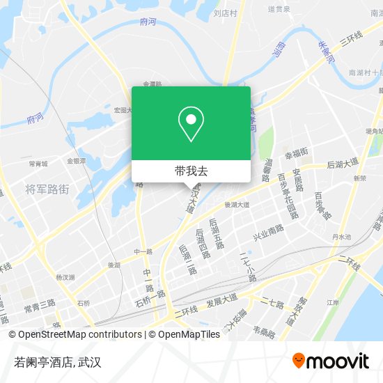 若阑亭酒店地图