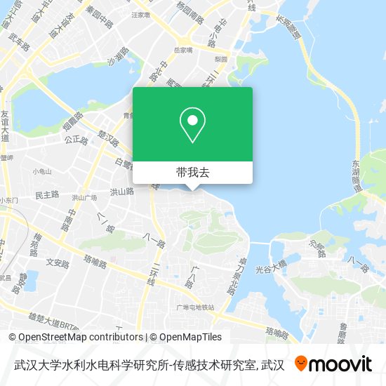 武汉大学水利水电科学研究所-传感技术研究室地图