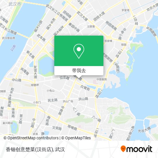香钿创意楚菜(汉街店)地图