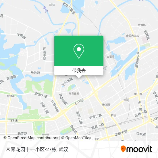 常青花园十一小区-27栋地图