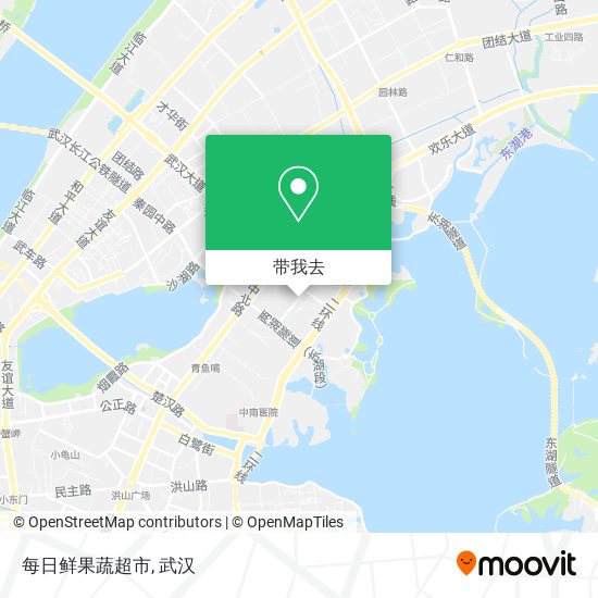 每日鲜果蔬超市地图
