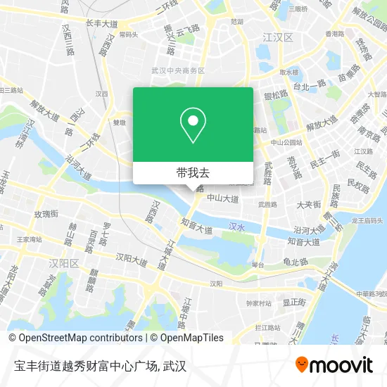 宝丰街道越秀财富中心广场地图