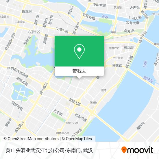 黄山头酒业武汉江北分公司-东南门地图