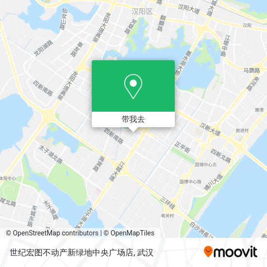 世纪宏图不动产新绿地中央广场店地图