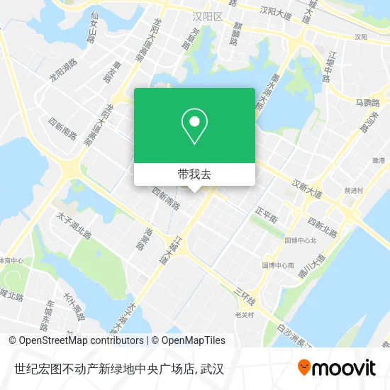 世纪宏图不动产新绿地中央广场店地图