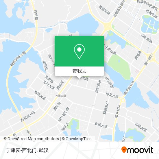 宁康园-西北门地图