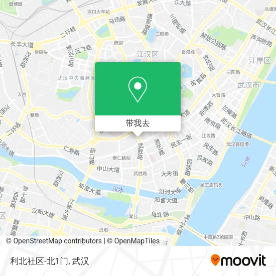 利北社区-北1门地图