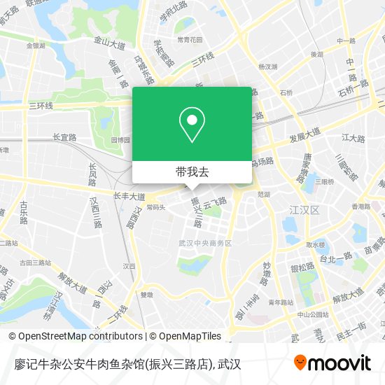 廖记牛杂公安牛肉鱼杂馆(振兴三路店)地图