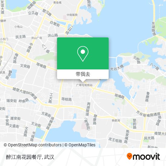 醉江南花园餐厅地图