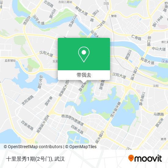 十里景秀1期(2号门)地图