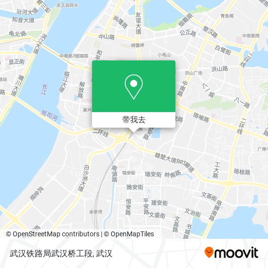 武汉铁路局武汉桥工段地图