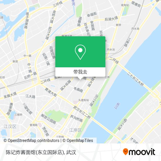 陈记炸酱面馆(东立国际店)地图