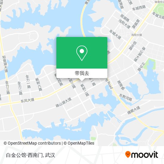 白金公馆-西南门地图