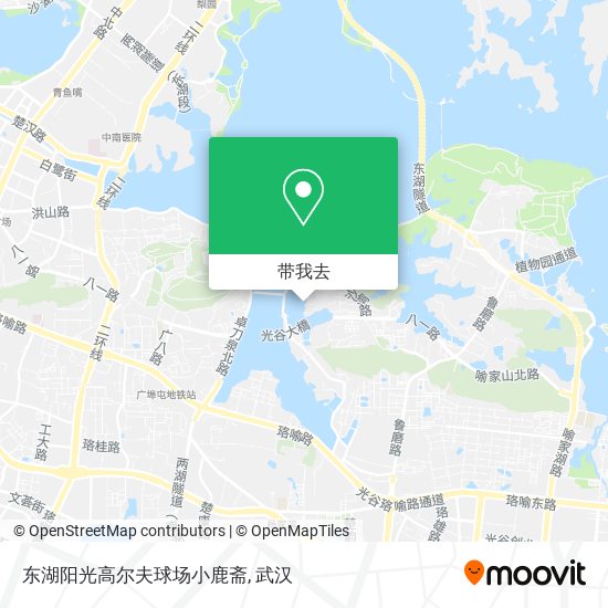 东湖阳光高尔夫球场小鹿斋地图