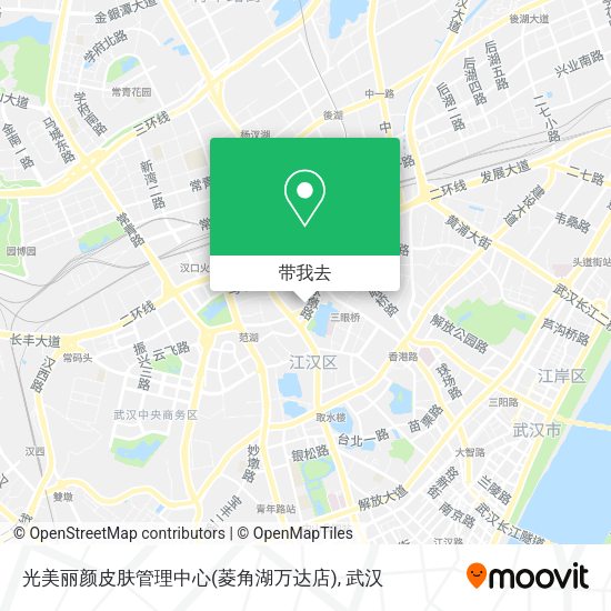 光美丽颜皮肤管理中心(菱角湖万达店)地图